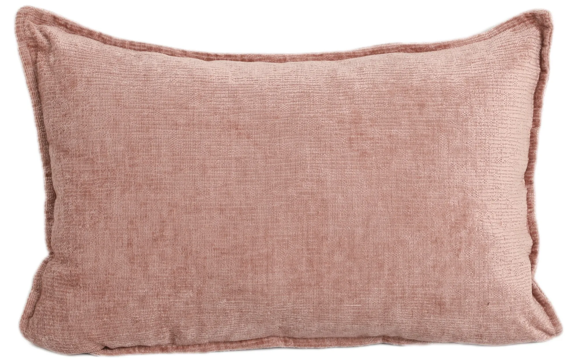 Pude velour rosa 60x40cm