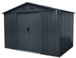 Redskabsskur stål antracit 7.2m2