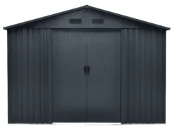 Redskabsskur stål antracit 7.2m2