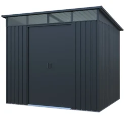 Redskabsskur stål antracit 4.5m2