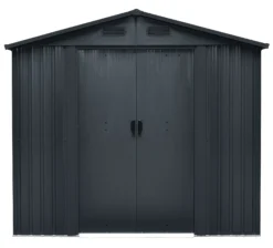 Redskabsskur stål antracit 4.1m2