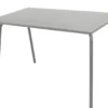Rektangulært bord metal mørkegrå 120x70x71cm