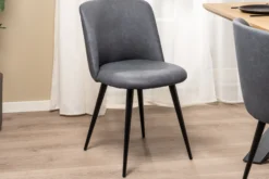 Rikke suede grå