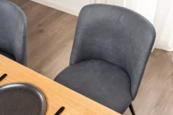 Rikke suede grå