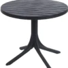 Rundt havebord sort ø90cm