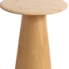 Saline sidebord træ natur ø45cm