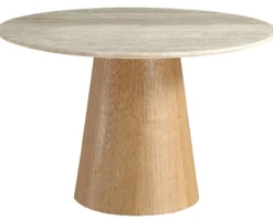 Saline 120x120x76cm marmor/natur