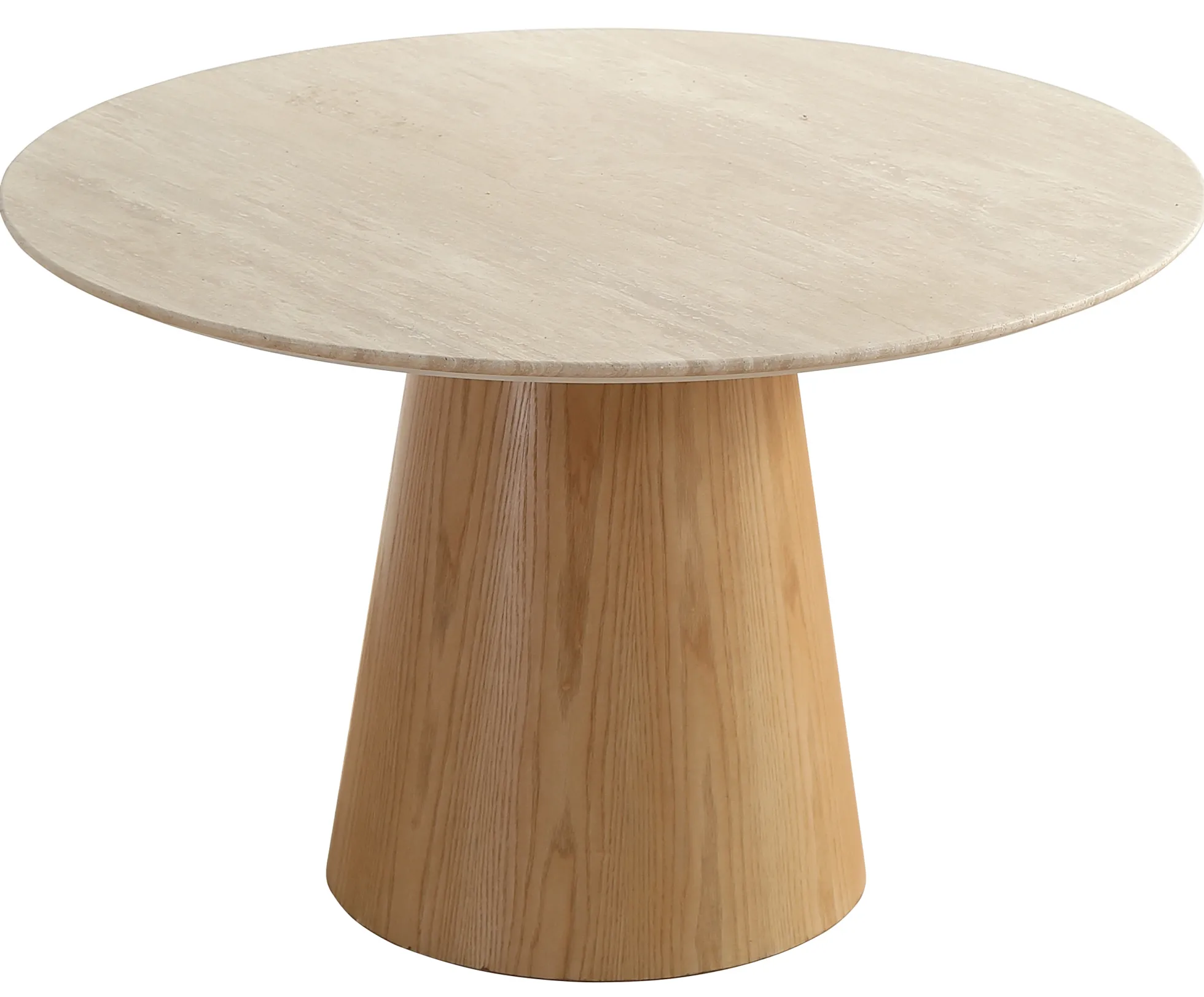 Saline 120x120x76cm marmor/natur