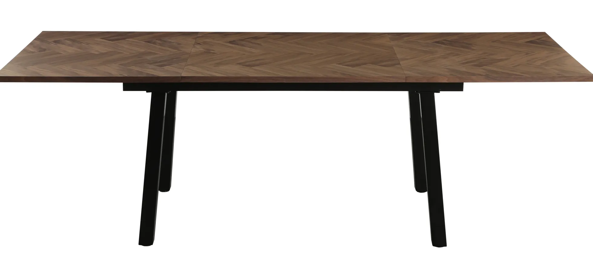 San Marino sildeben med stjernestel 240x90x76cm mørkebrun/sort