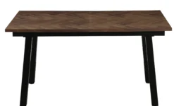 San Marino sildeben med stjernestel 240x90x76cm mørkebrun/sort
