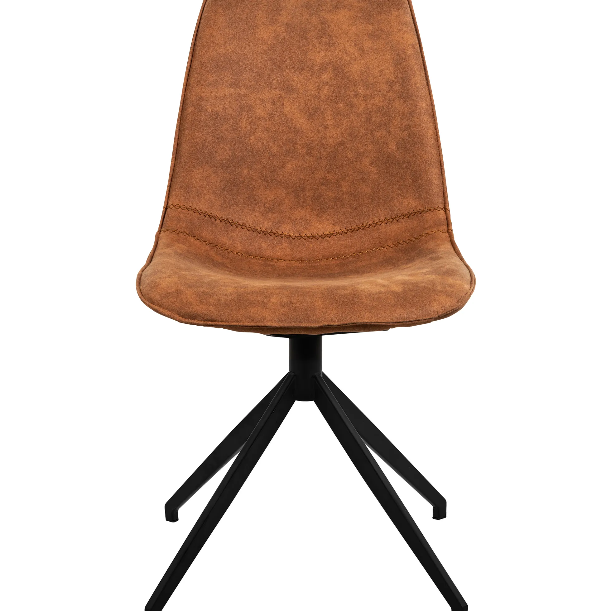 Sanne med drejefunktion cowboystof cognac