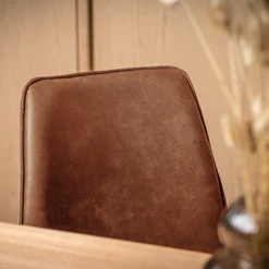 Sanne med drejefunktion cowboystof cognac