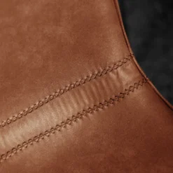 Sanne med drejefunktion cowboystof cognac