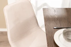 Sanne med drejefunktion fløjl creme