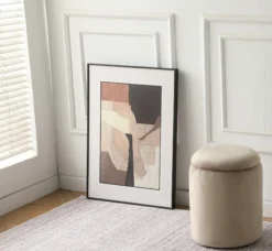 Sarda med opbevaring velour beige