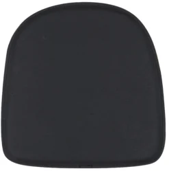 Sædehynde med magnet kunstlæder sort 31,5x31,5cm