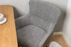 Sigrid drejefunktion stof grå