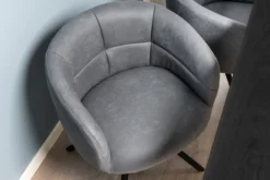 Silje med drejefunktion suede grå