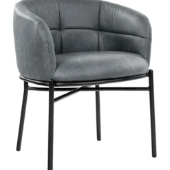 Silje stof suede grå