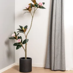 Simpel kunstig magnoliatræ 140 cm