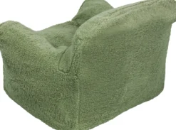 Sækkestol teddy lysegrøn
