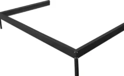 Sokkel til vægdrivhus poly sort 68x189x185cm