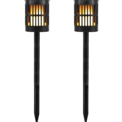 Solar lanterne med flamme