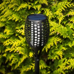 Solcelle fakkel 96 LED flerfarvet