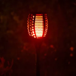 Solcelle fakkel 96 LED flerfarvet