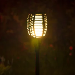 Solcelle fakkel 96 LED flerfarvet