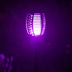Solcelle fakkel 96 LED flerfarvet