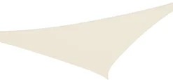 Solsejl creme LUX 3,6x3,6x3,6m