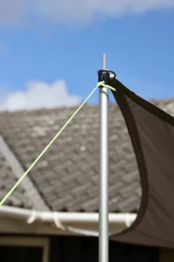 Solsejl grå LUX 3x6m