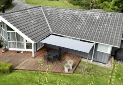 Solsejl grå LUX 2x4m
