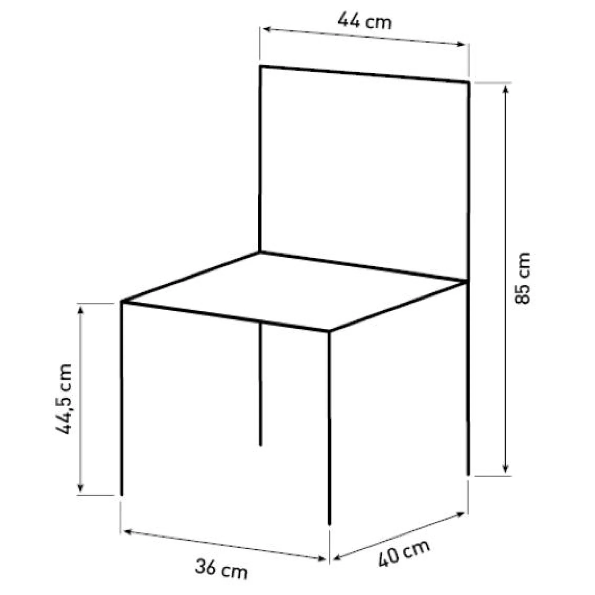 Spisebordssæt LaCroix sort/sort