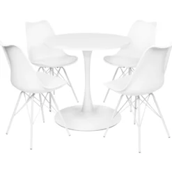 Spisebordssæt Verona/Mads hvid