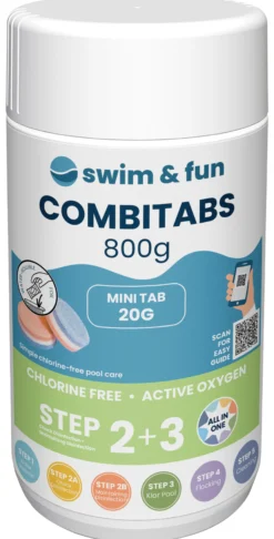 Swim & Fun CombiTabs klorfri 3 i 1