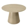 Tango sofabord beige travertin ø60x40cm