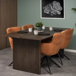 Terni 180x95x75cm eg smoked/smoked