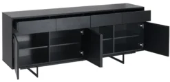 Tokyo skænk 205cm sort