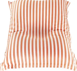 Vandtæt udendørsmadras orange/hvid