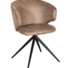 Victoria med drejefunktion suede brun