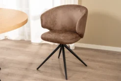 Victoria med drejefunktion suede brun