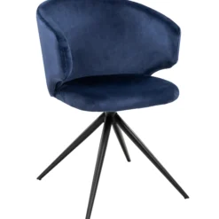 Victoria med drejefunktion velour blå