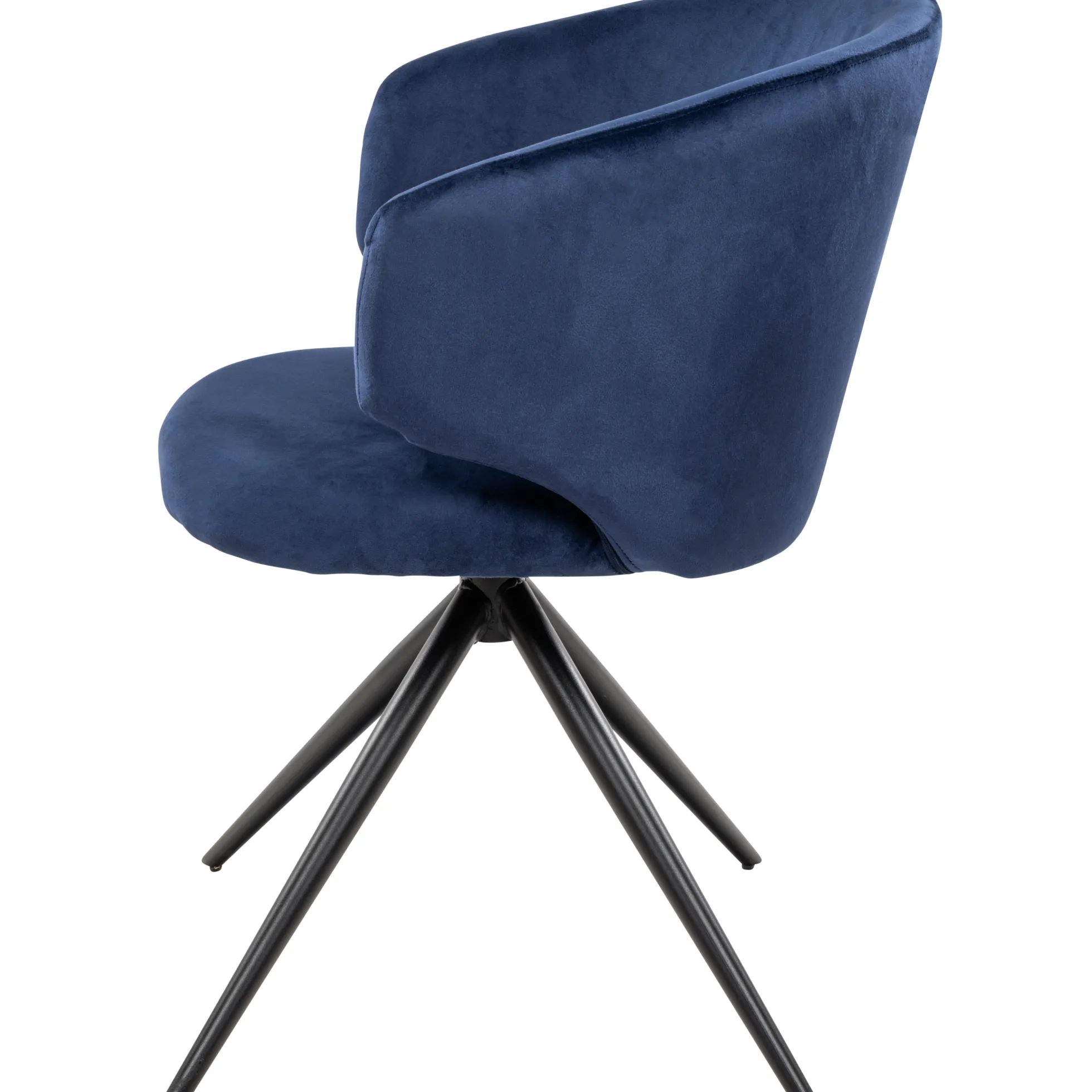Victoria med drejefunktion velour blå