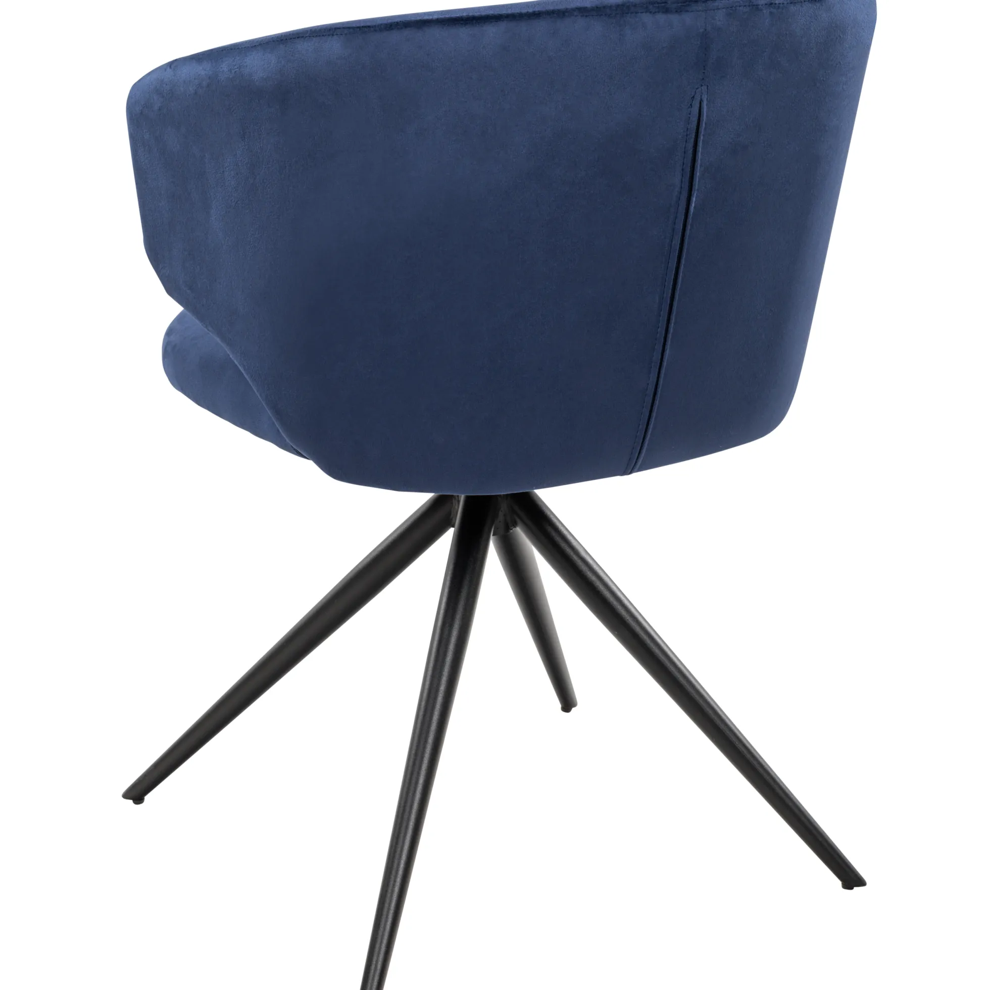 Victoria med drejefunktion velour blå