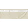 Vindsejl creme med vindue 400x140cm