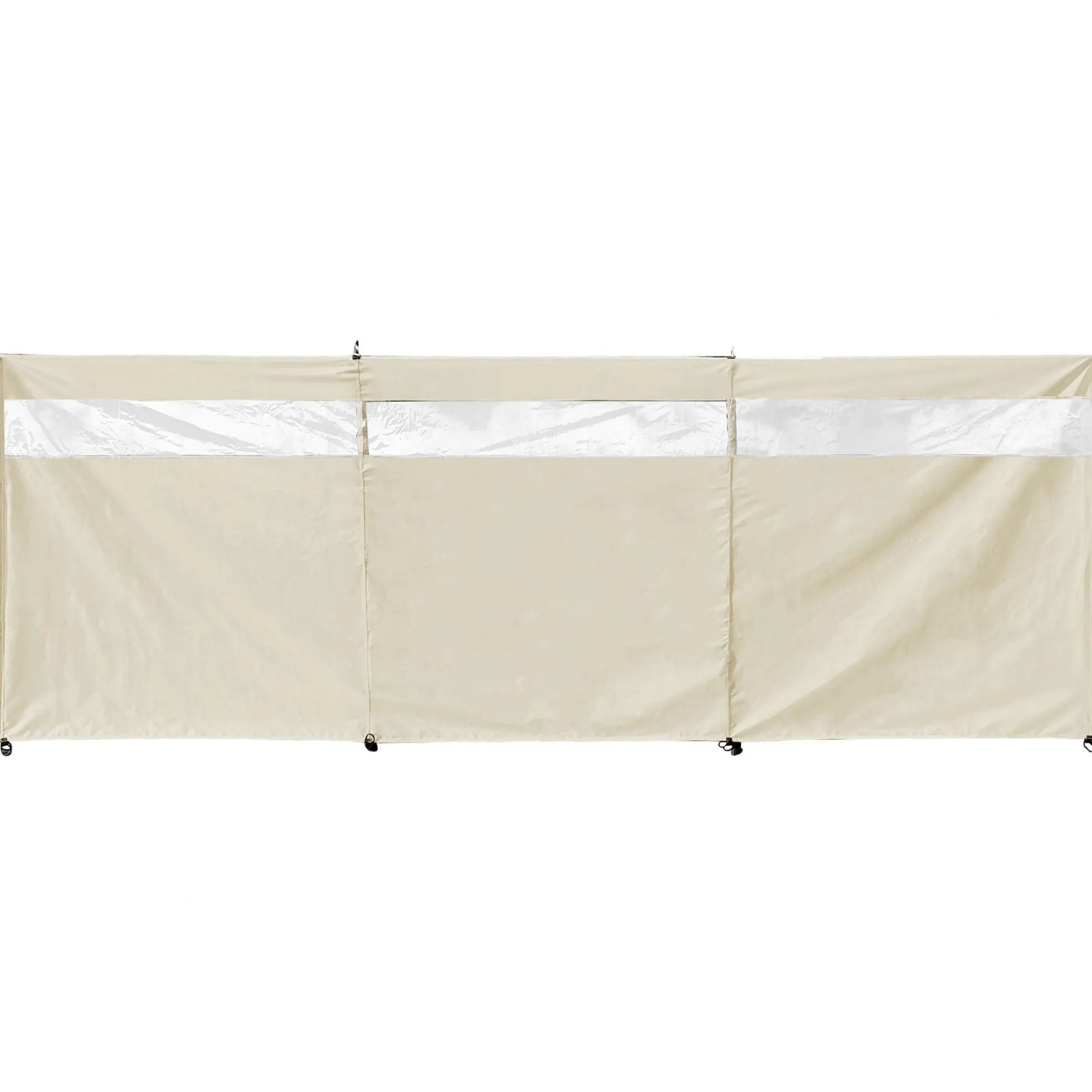 Vindsejl creme med vindue 400x140cm