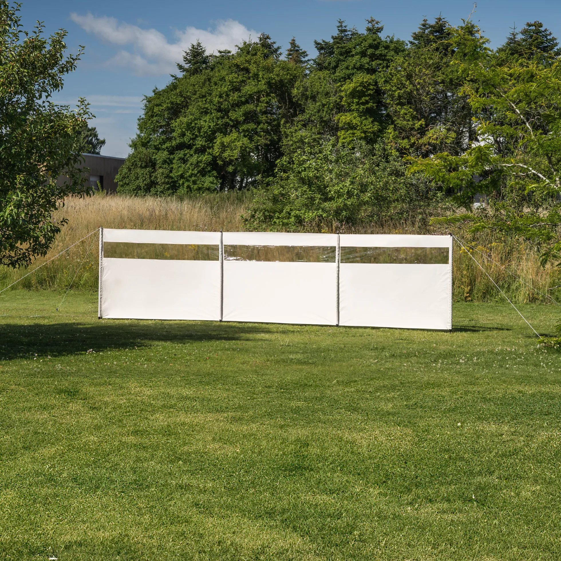 Vindsejl creme med vindue 500x140cm
