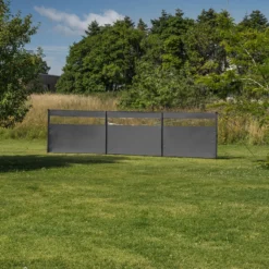 Vindsejl grå med vindue 500x140cm